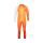 Costum concurs schi POC Skin GS - Zink Orange/Hydrogen White