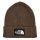 Căciulă The North Face Logo Box Cuffed - maro Smokey Brown | material 100% reciclat