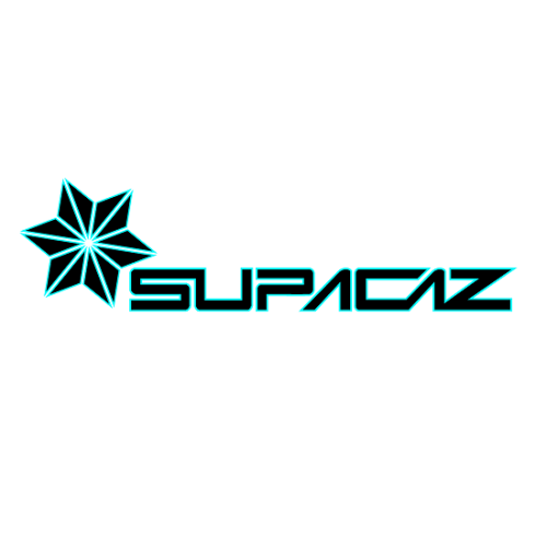 Ghidolina SUPACAZ Suave Tape - Midnite Glow (glow in the dark) w/ capace verde neon