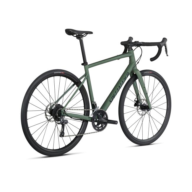 Bicicleta SPECIALIZED Diverge Base E5 - Gloss Sage Green/Forest Green/Chrome 56