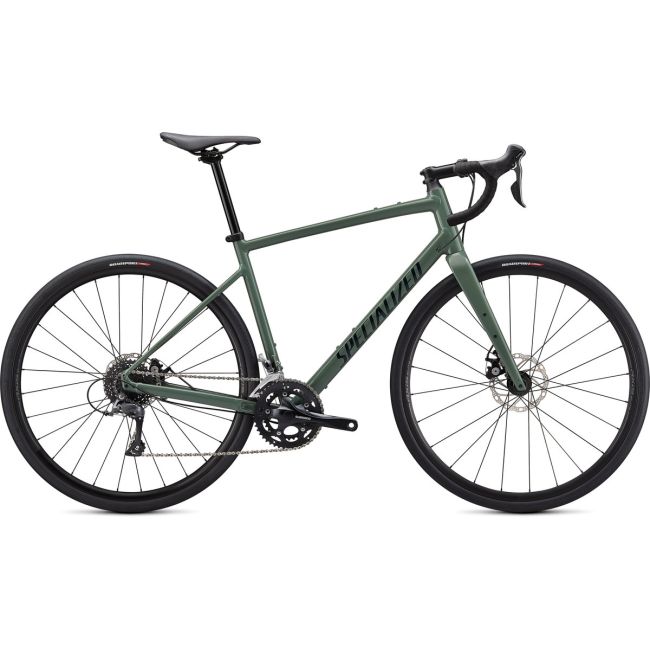 Bicicleta SPECIALIZED Diverge Base E5 - Gloss Sage Green/Forest Green/Chrome 61