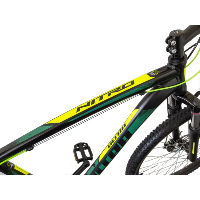 Bicicleta ULTRA Nitro RF 29'' negru/verde 480mm