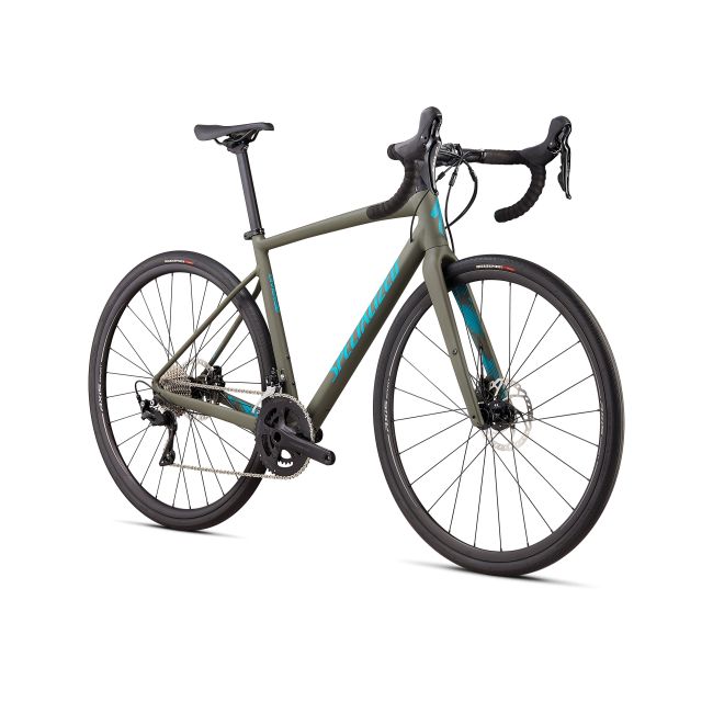 Bicicleta SPECIALIZED Diverge E5 Comp - Satin Oak Green/Aqua Camo 52