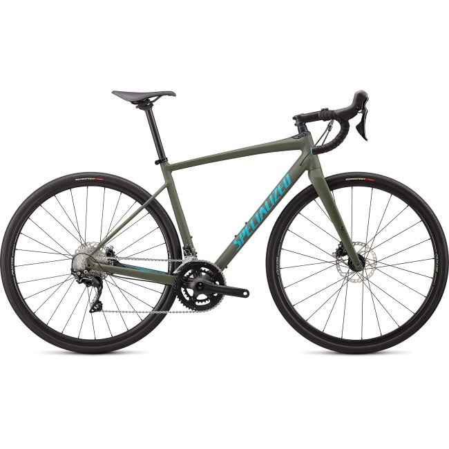 Bicicleta SPECIALIZED Diverge E5 Comp - Satin Oak Green/Aqua Camo 52