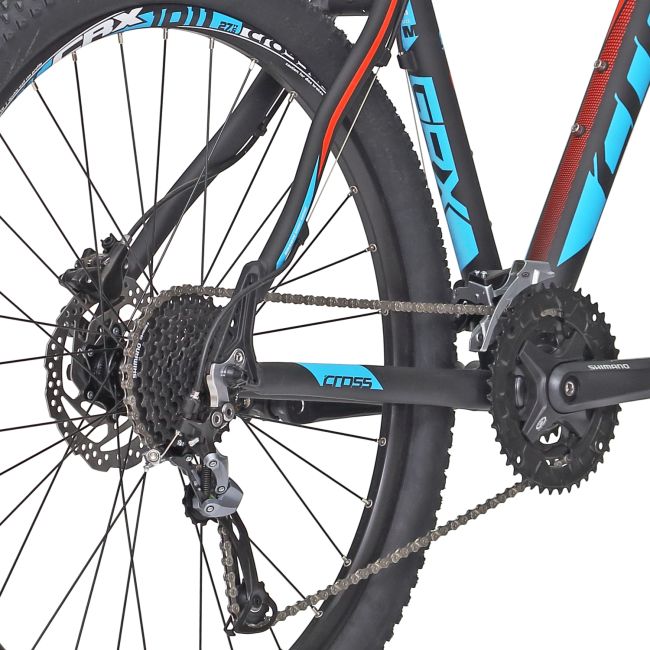 Bicicleta CROSS Grx 827 27.5 Negru/Albastru/Rosu 560mm