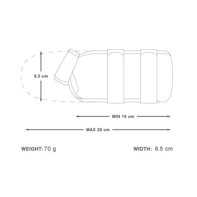 Apidura - geanta mica bicicleta Expedition cargo cage pack (1.3L) - gri negru