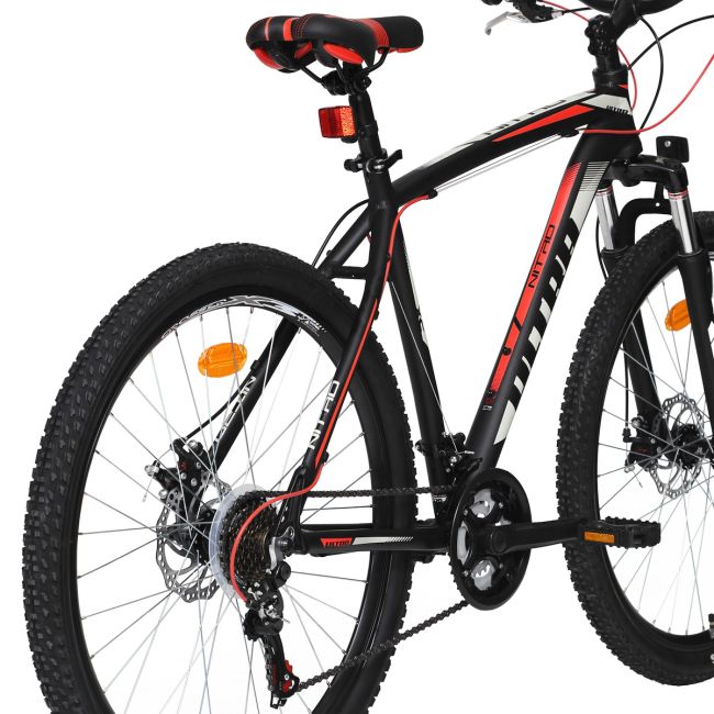 Bicicleta ULTRA Nitro 27.5'' negru/rosu 520mm
