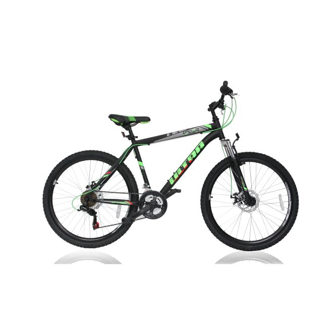 Bicicleta ULTRA Razor 26" negru/verde