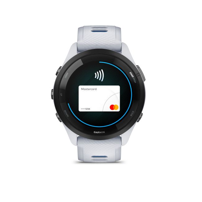 Garmin Forerunner 265 ceas multisport GPS AMOLED 46 mm - alb