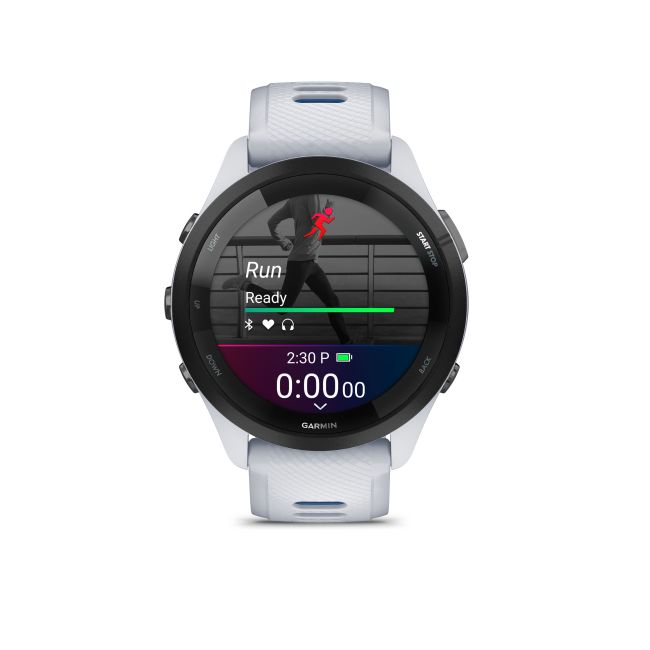 Garmin Forerunner 265 ceas multisport GPS AMOLED 46 mm - alb