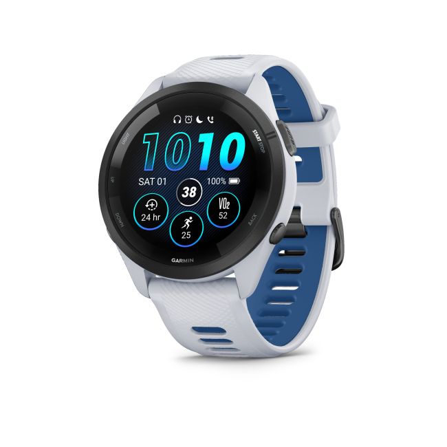 Garmin Forerunner 265 ceas multisport GPS AMOLED 46 mm - alb