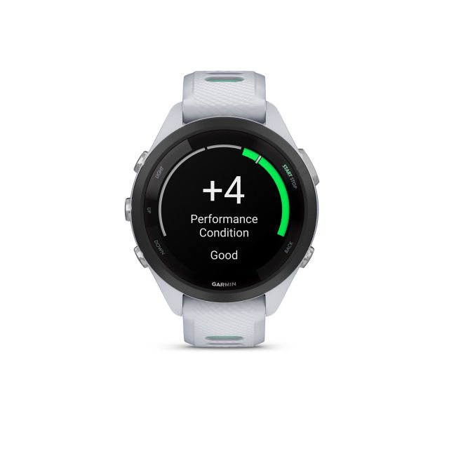 Garmin Forerunner 265s ceas multisport GPS AMOLED 42 mm - alb
