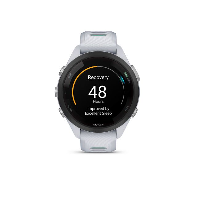 Garmin Forerunner 265s ceas multisport GPS AMOLED 42 mm - alb