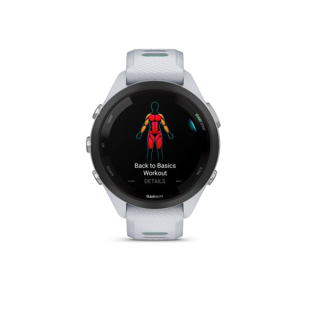 Garmin Forerunner 265s ceas multisport GPS AMOLED 42 mm - alb