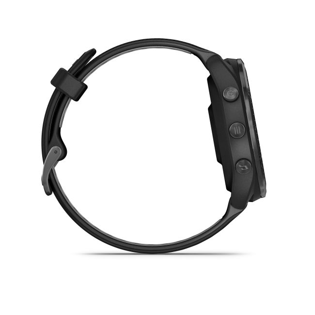 Garmin Forerunner 965 ceas multisport GPS AMOLED - gri titan DLC curea neagră