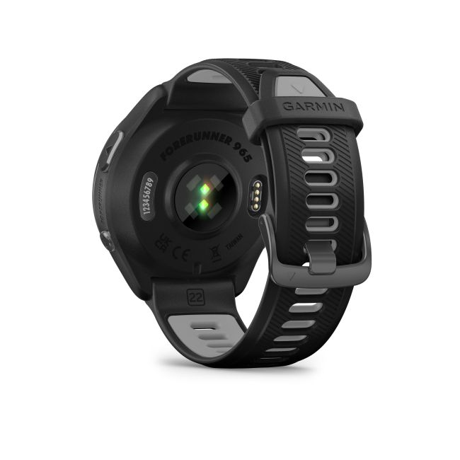 Garmin Forerunner 965 ceas multisport GPS AMOLED - gri titan DLC curea neagră