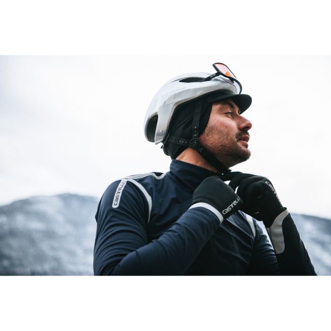 Castelli - Jacheta ciclism vreme rece sau iarna, Alpha Ultimate Insulated jacket - albastru navy gri