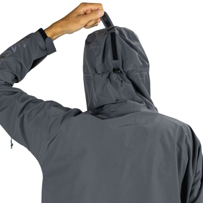 Instinct - Jacheta impermeabila unisex Ultra Rain Shell - gri antracit