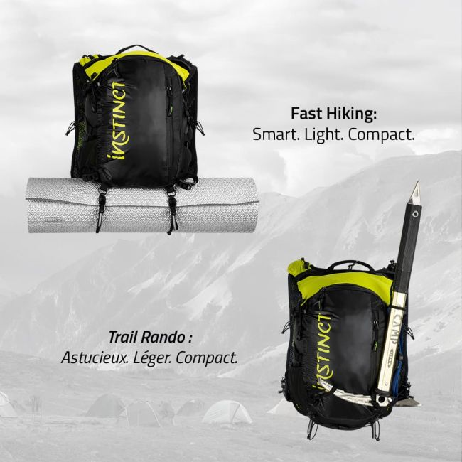 Instinct - Trail vesta alergare X8 18L + 2 recipiente HydraPack 600ml