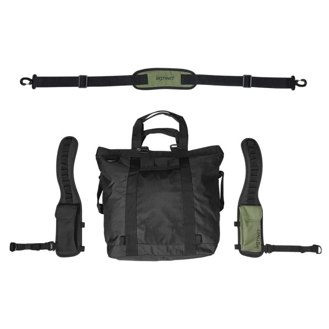Instinct - geanta multifunctionala Ballistic Tote 35 litri - negru verde army