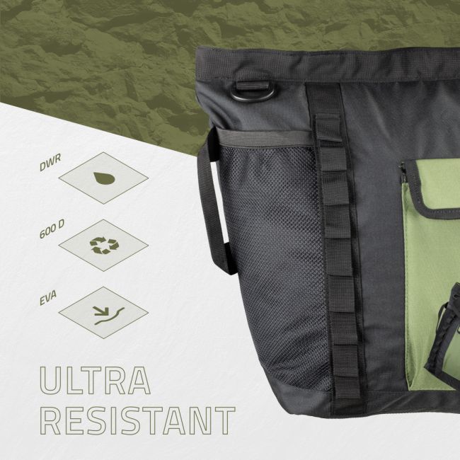 Instinct - geanta multifunctionala Ballistic Tote 35 litri - negru verde army