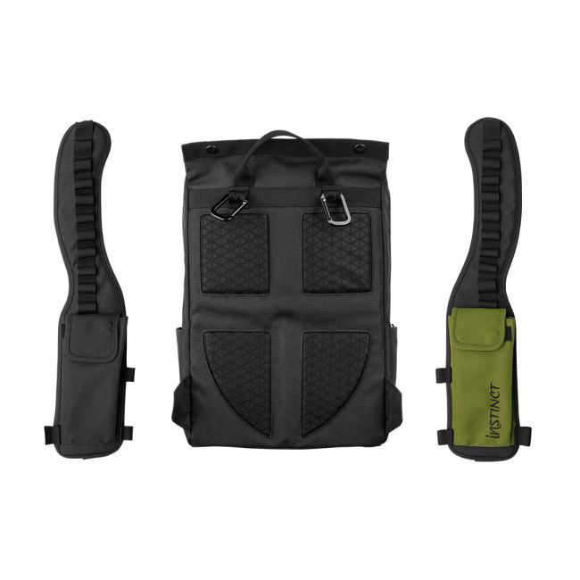 Instinct - rucsac multifunctional Komando 17L + 2x recipiente HydraPack 600ml - negru verde army