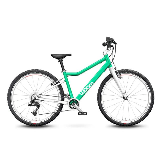 Woom - bicicleta copii 24" Woom 5, varsta recomandata 7-11 ani (125-145cm) - 8,7kg - verde menta