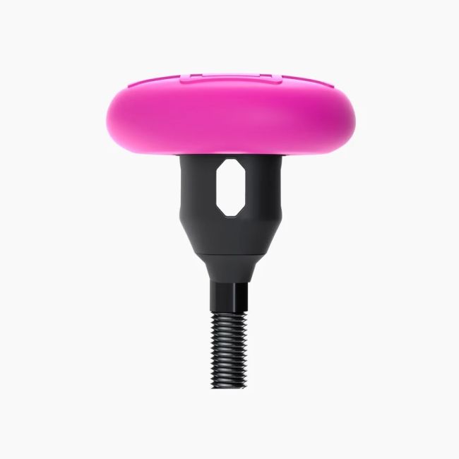 Muc-Off - Valva tubeless 44mm cu suport accesoriu localizare GPS bicicleta Stealth Tubeless Tag Holder