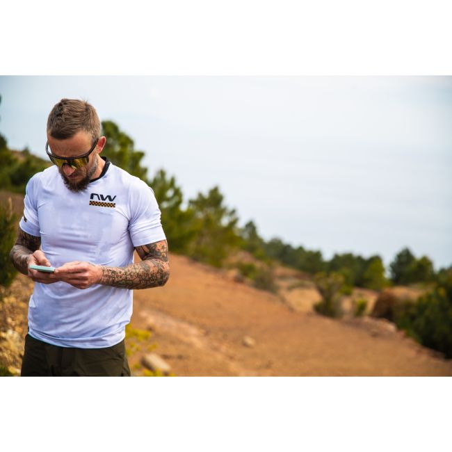 Northwave - Tricou ciclism pentru barbati maneca scurta Bomb jersey - gri inchis gri deschis