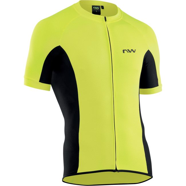 Northwave - Tricou ciclism pentru barbati maneca scurta Force jersey - galben fluo negru