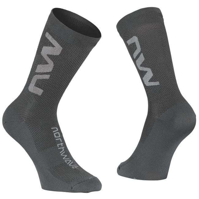 Northwave - sosete ciclism extreme air mid socks - gri inchis gri deschis