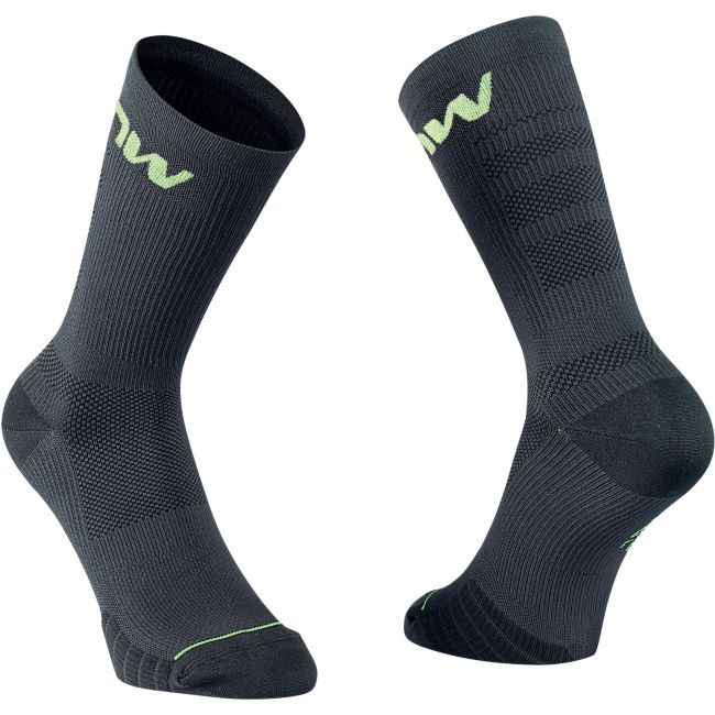 Northwave - sosete ciclism extreme pro summer socks - negru galben fluo