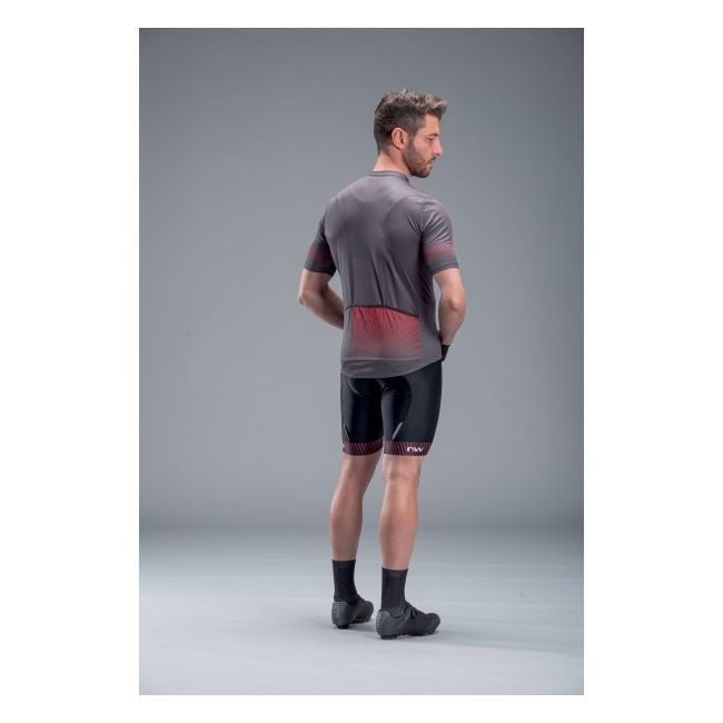 Northwave - tricou ciclism pentru barbati maneca scurta origin jersey - gri galben fluo