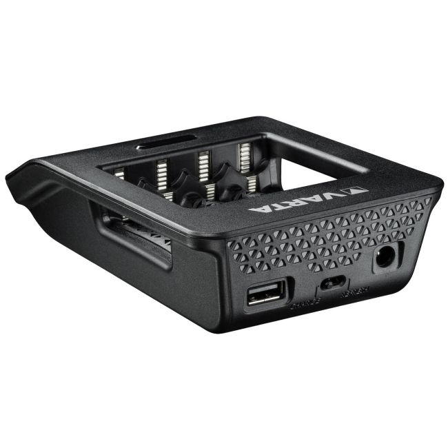 Varta - incarcator acumulatori LCD Smart Charger+ cu baterii incluse 4 x AA 2100 mAh