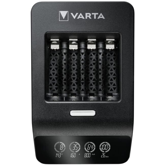 Varta - incarcator acumulatori LCD Ultra Fast Charger+ cu 4 acumulatori AA 2100 mAh inclusi