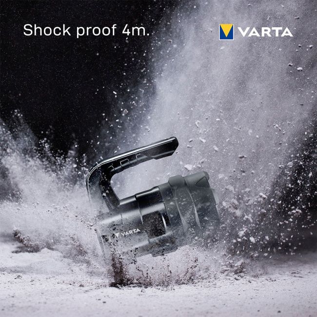 Varta - lanterna exterior Indestructible BL20 PRO - 6xAA/3xAA, protectie IP54 - 400 lumeni