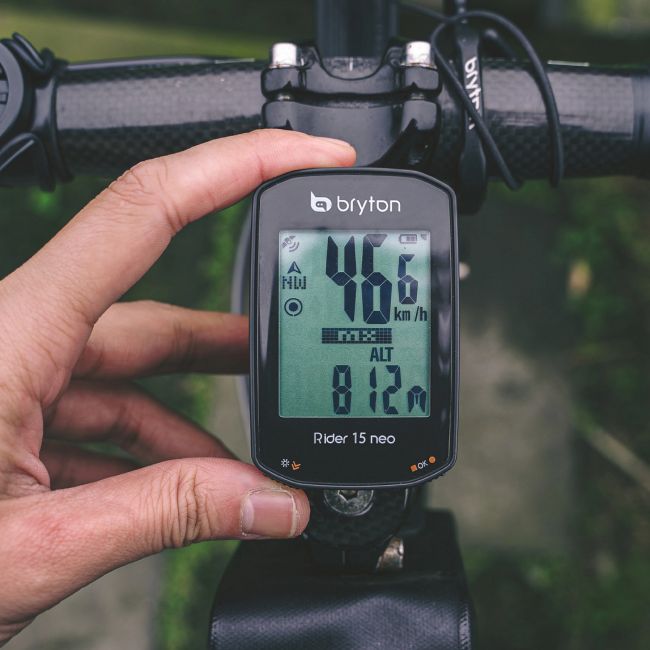Bryton - ciclocomputer Rider 15 NEO - negru