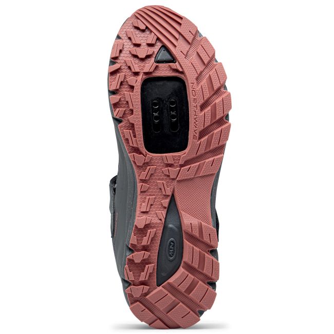 Northwave -  pantofi ciclism mtb all terrain pentru femei Corsair W shoes - gri inchis negru roz inchis