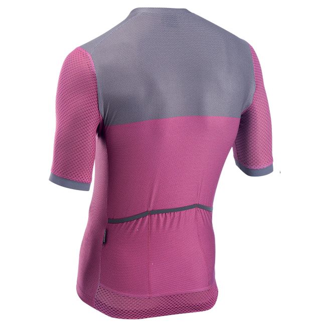 Northwave - Tricou ciclism maneca scurta pentru barbati Storm Air jersey - mov fucsia gri inchis