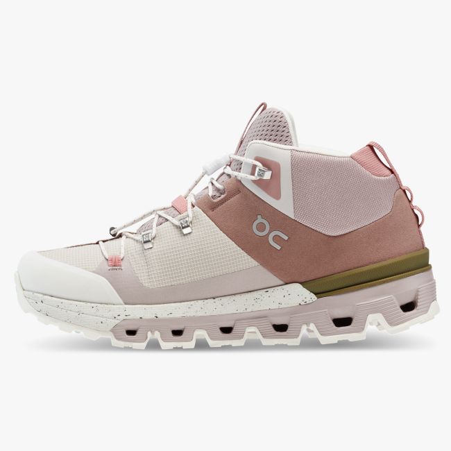 On Cloudtrax - ghete sport pentru femei - Roz alb Ivory
