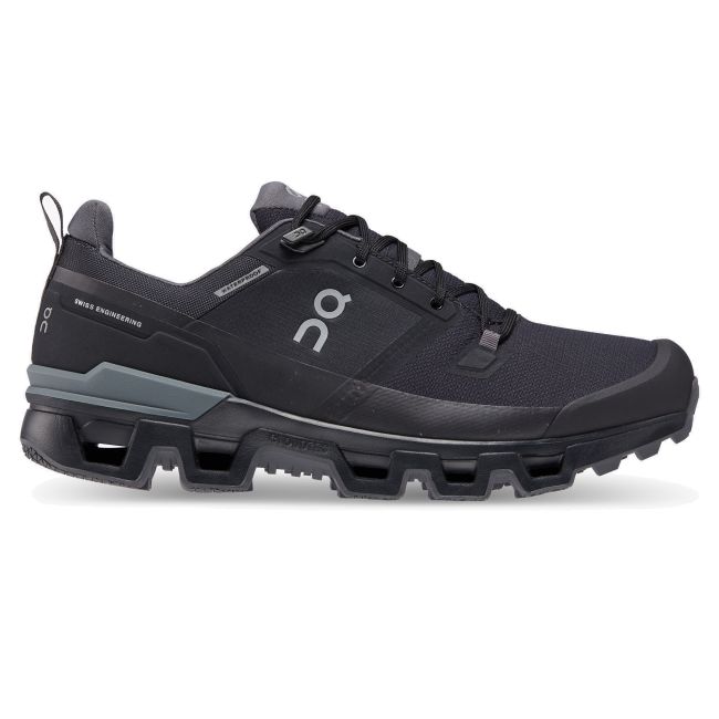 On Cloudwander Waterproof - pantofi alergare pentru barbati - negru eclipsa