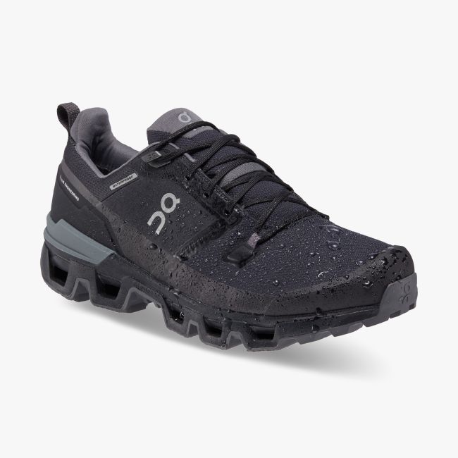 On Cloudwander Waterproof - pantofi alergare pentru barbati - negru eclipsa