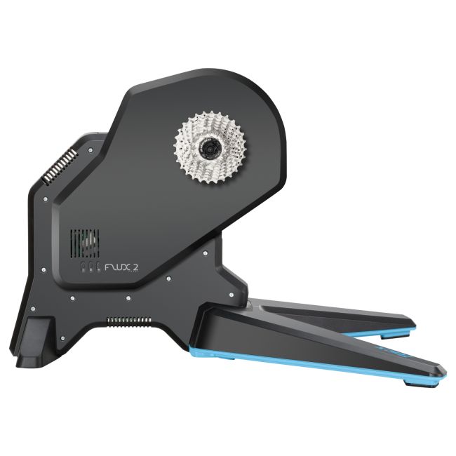 Tacx - Pachet produse home trainer smart direct drive Tacx Flux 2 pentru antrenamente indoor + centura HRM-Dual + Trainer Mat + abonament Tacx Premium 6 luni