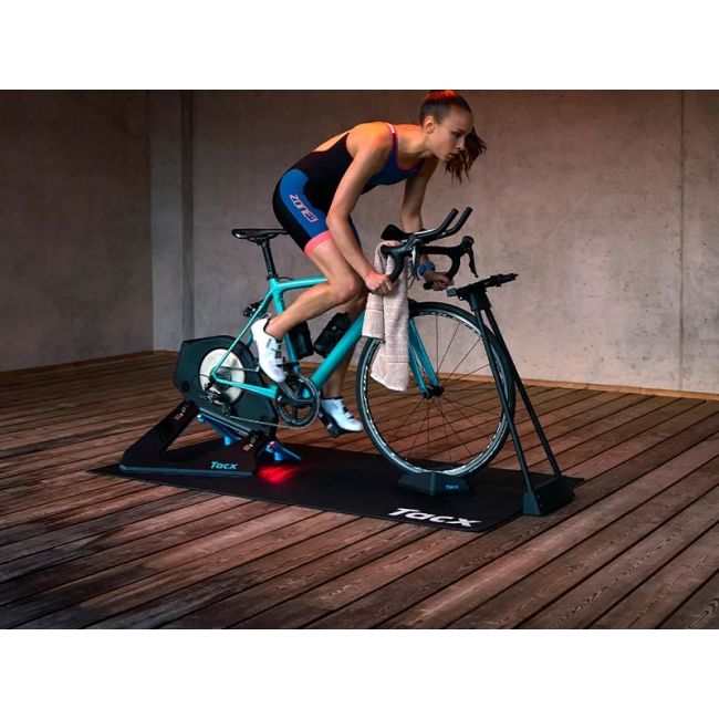 Tacx - Pachet produse home trainer smart direct drive Tacx Neo 2T pentru antrenamente indoor + accesoriu Motion Plates + Trainer Mat + abonament Tacx Premium 6 luni