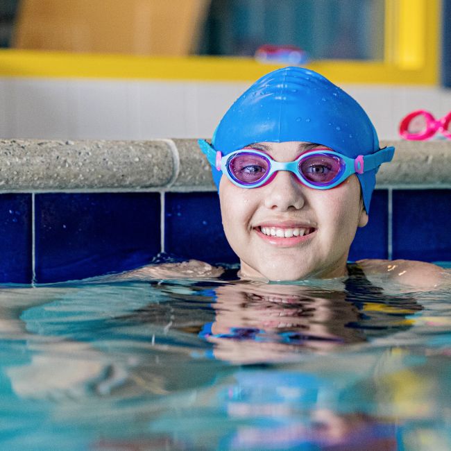 Finis - ochelari inot pentru copii DragonFlys treasure mirror - albastru deschis portocaliu cu lentile oglinda