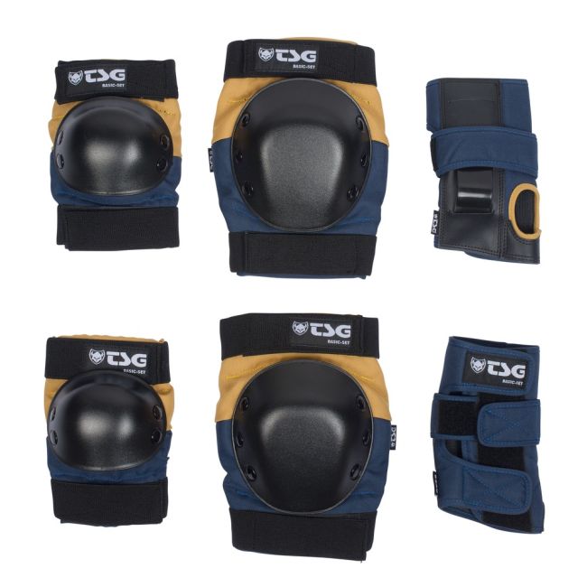 Set protectii TSG Basic - Night Blue/Dusk Yellow