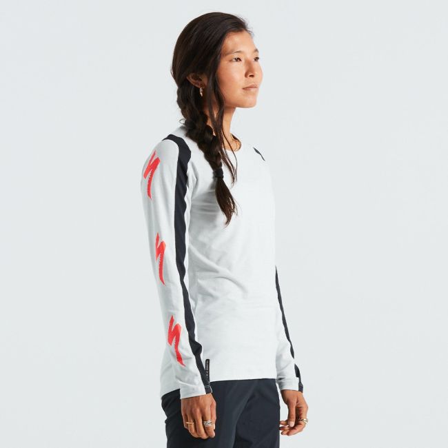 Tricou SPECIALIZED Women's Trail LS - Dove Grey
