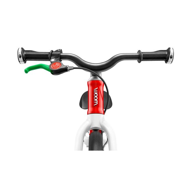 Woom - bicicleta copii 12" Woom 1, varsta recomandata 1,5-3,5 ani (82-100cm) - 2,95kg - rosu intens alb