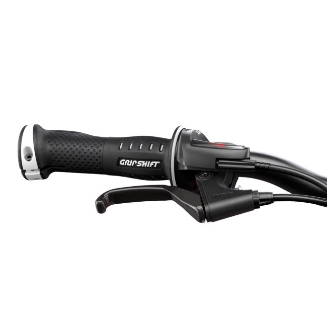 Woom - bicicleta copii 26" Woom 6, varsta recomandata 10-14 ani (140-165cm) - 9,5 kg - gri deschis luna alb