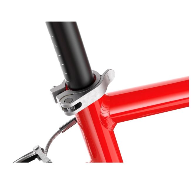 Woom - bicicleta copii 26" Woom 6, varsta recomandata 10-14 ani (140-165cm) - 9,5 kg - gri deschis luna alb